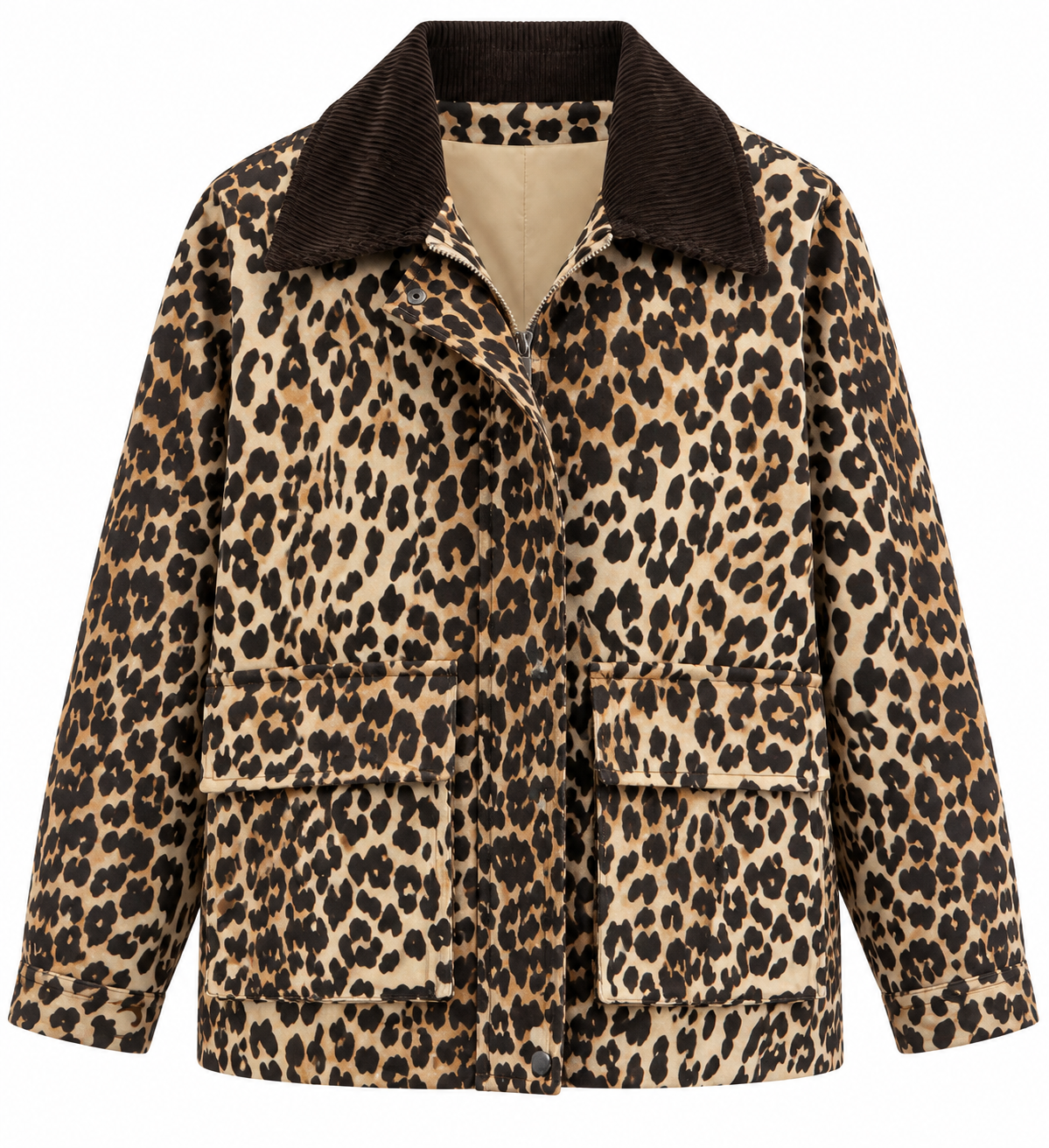 Leopar Tasarım Ceket